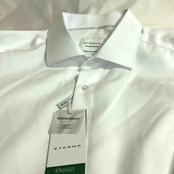 ETERNA Hombre Body Shirt With V-Neck Neckline